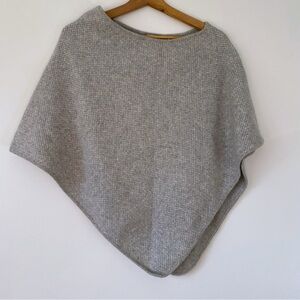 Hemisphere wool and cashmere Gray Poncho